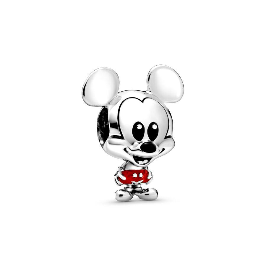Sparkling Mickey Mouse Dangle Donald Duck Charm Bead Fit Original Europeans Silver Bracelet Necklace Jewelry Gift