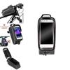 Polyester Bicycle Front Tube Pouch Bag With Transparent Tpu Screen**
