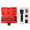 Plug Tool Kit 16 Piece Professional Socket Plug Thread Repair Kit With Portable Case For Truck Car Suv Rv Sedan Automotive