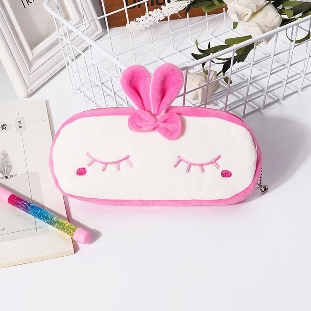 Zipper Design Pencil Case Large Opening Design Stationery Bag Stationery Pouch  School Supplies