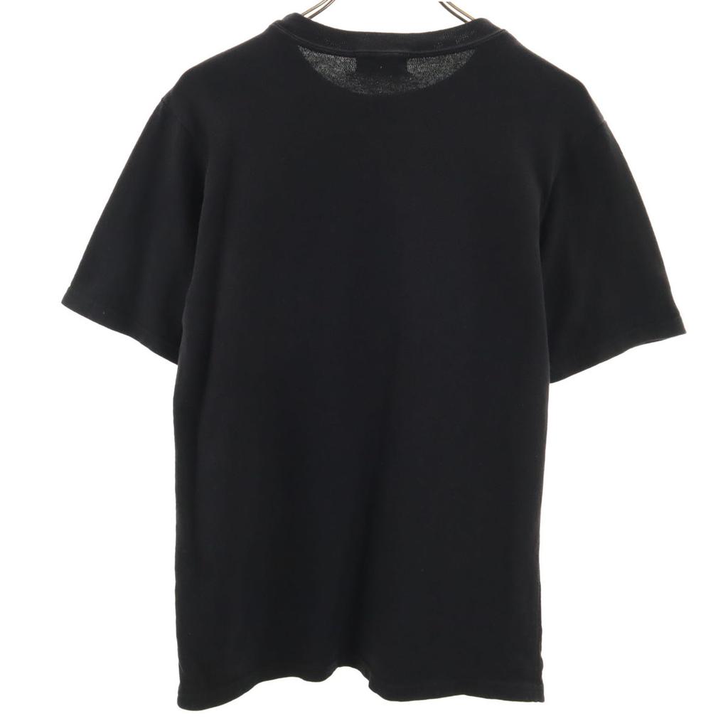 Velva Sheen Made In USA Short Sleeve Plain T-shirt S Black Series Poke T Men's Used