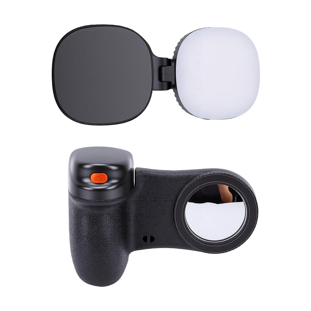 BT Magnetic Phone Camera Grip and Magnetic Selfie Light Bundle Kit for Selfies Photography