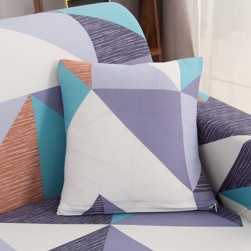 Elastic Sofa Covers for Living Room Solid Color Spandex Sectional Corner Slipcovers