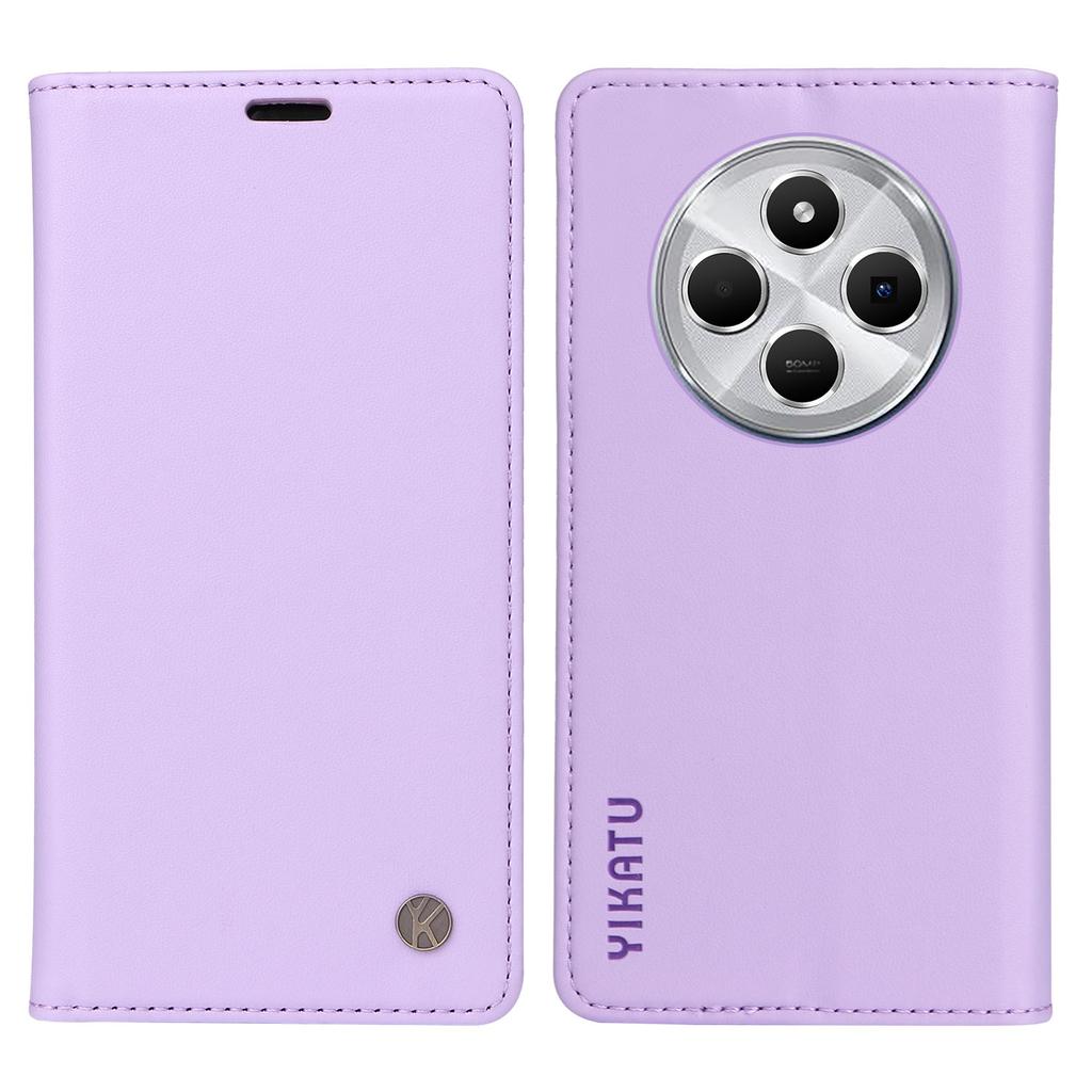 YIKATU YK-001 For Xiaomi Poco C75 4G/Redmi 14R 5G/14C 4G Case Stand Leather Phone Cover Strong Magnetic Closure