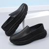 Soft-soled Cowhide Nurse Shoes Men's White Oversized Work Shoes Medical Shoes One Pedal Casual Men's Doctor Shoes