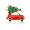 Weihnachts-Emaille-Brosche, Weihnachtsstiefel, Kranz, Metallnadel, Modeschmuckgeschenk für Frauen und Männer, Weihnachtsdekorationsgeschenke.