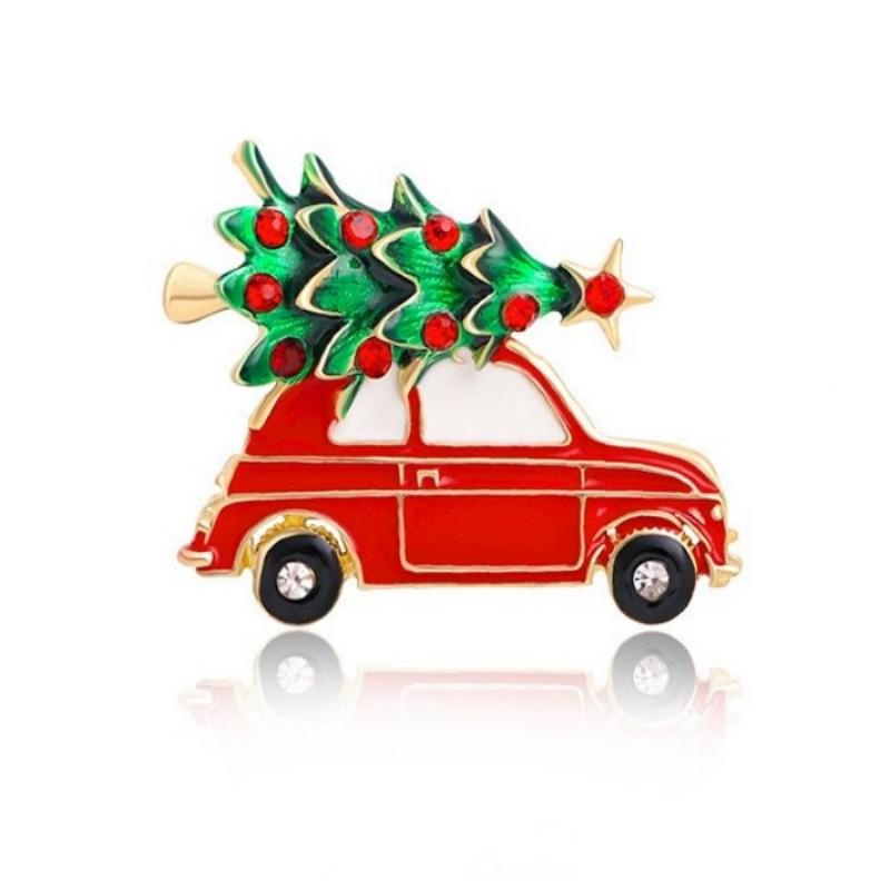 Weihnachts-Emaille-Brosche, Weihnachtsstiefel, Kranz, Metallnadel, Modeschmuckgeschenk für Frauen und Männer, Weihnachtsdekorationsgeschenke.