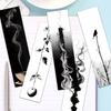 32pcs, Black and White Minimalist Line Bookmarks for Teachers, Readers and Book Lovers, Bookmarks, Gifts, Parties, Birthdays