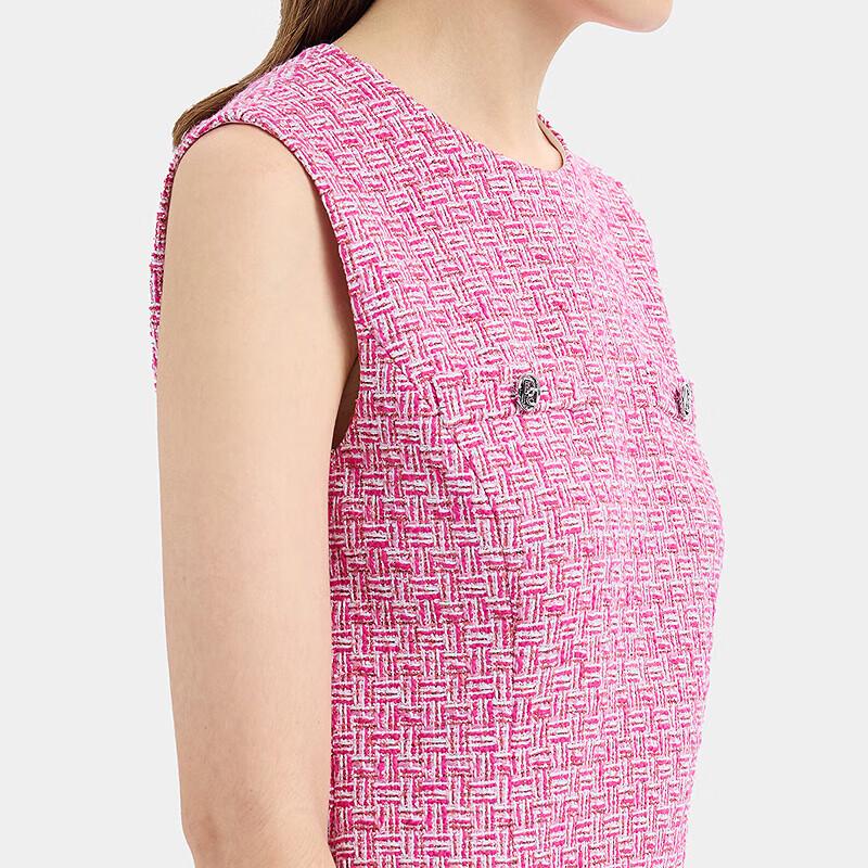 PORTS Women's Delicate Tweed Sleeveless Dress