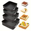 Non-Stick Baking Tray Removable Bottom Tiramisu Mold Baking Tools Square Cake Pan  Bread