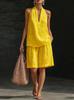 2026 Women's Halter V-Neck Sleeveless Casual Shorts Set