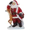 Santa Statue Christmas Figurine Figure Decors Christmas Decorative Figurines P9YB