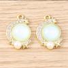 5pcs 14x20mm Elegant Colorful Crystal Moon Charms Pendants for Jewelry Making Drop Earrings Necklaces Bracelets DIY Crafts Gifts