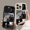 INS Retro Daily Life Thicken Silicone Cases For Apple iPhone 15 14 11 12 13 Pro Max Shockproof Soft Back Cover Phone Accessories