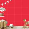 Dots wallpaper, red background, red center, 50x1000