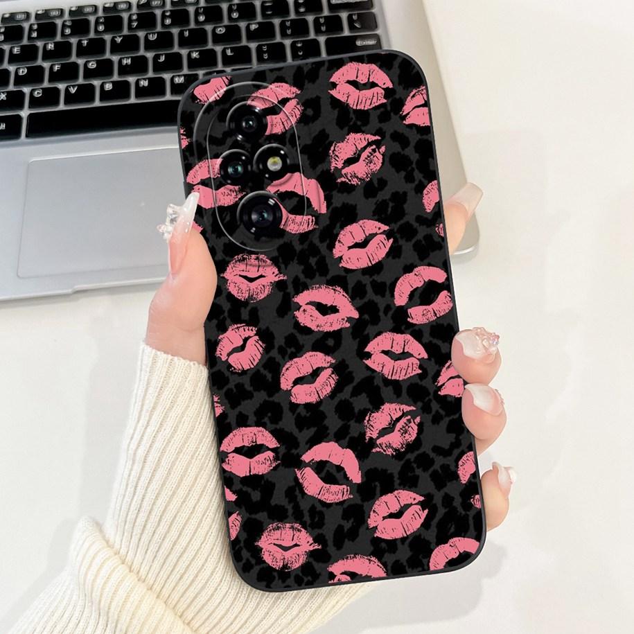 For Honor 200 Pro 5G Case ELP-AN00 Cover Cute Cartoon Panda Cat Shockproof Fundas For Honor200 Pro Bumper on Honor 200Pro Hoesje