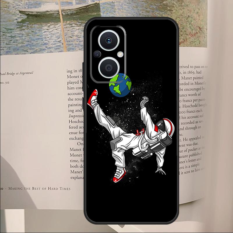 Astronaut Baseball Soccer Basketball Cover For OPPO Reno 14F 11F 12F 13F 10 11 12 13 14 Pro 7 8 Lite OPPO Find X6 X8 X9 Pro Case
