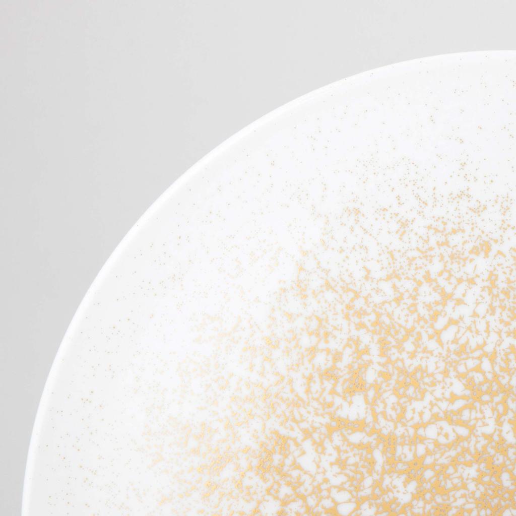 NARUMI Plate, Pro-Coated Sand Grain, 29cm, Gold, Stylish and Elegant Lunch Plate, Single Plate, Flat Plate, Made in Japan, 52136-1986