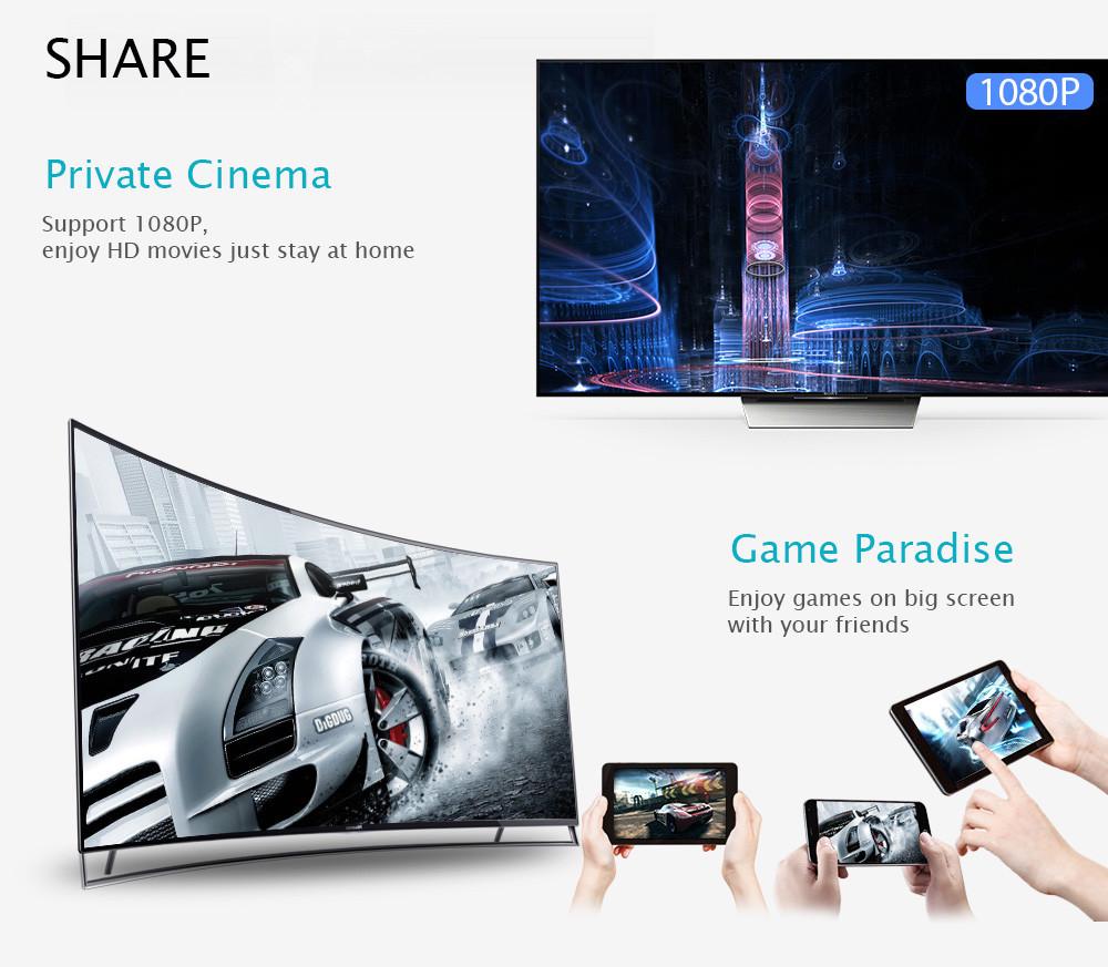 G2 Wireless Screen Mirroring Device - Mobile Phone WiFi HD HDMI Projector