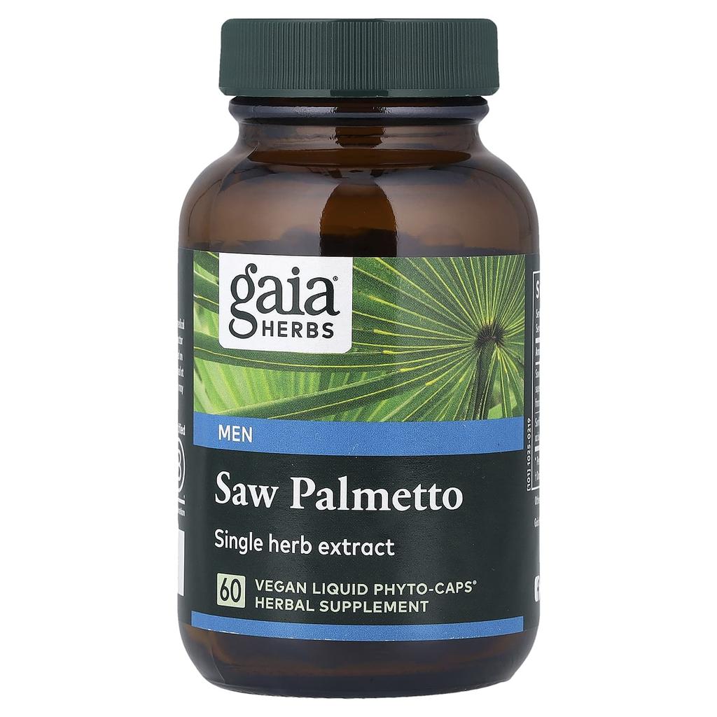 Saw Palmetto for Men, Vegan Liquid Phyto Capsules 60