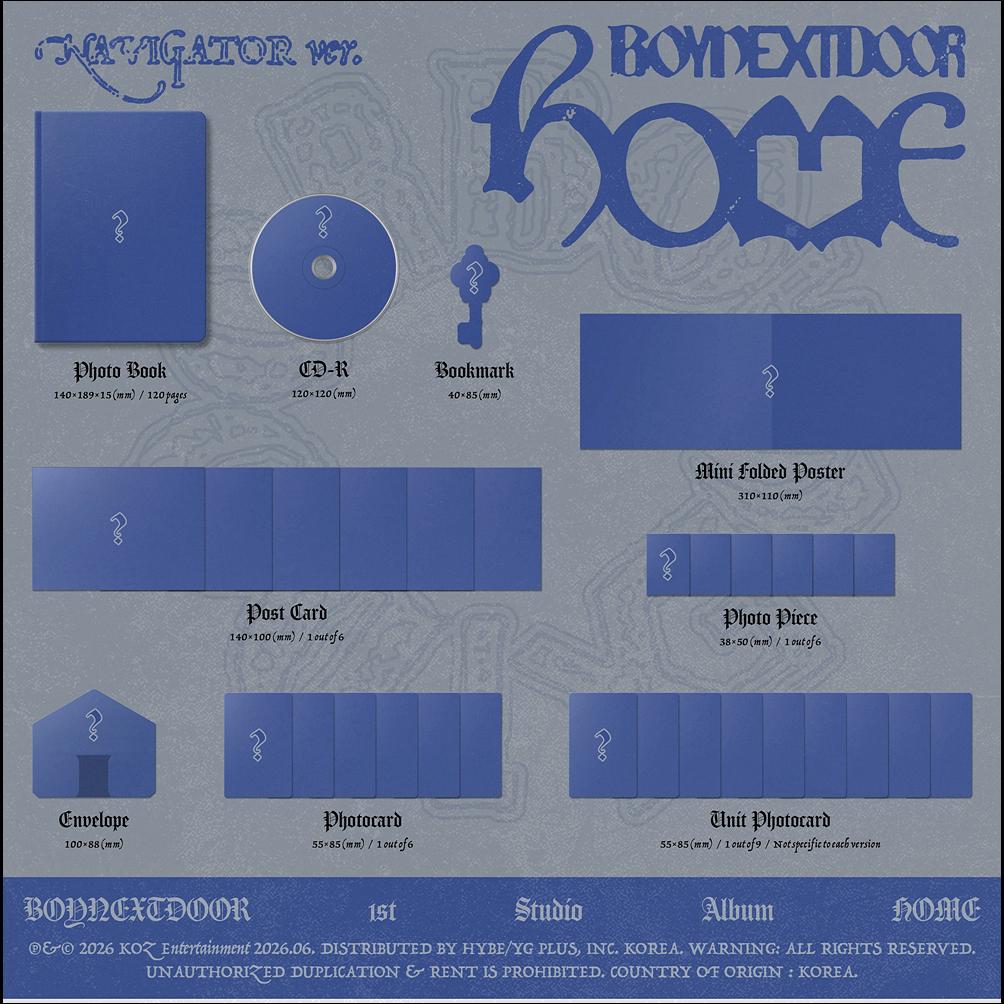 [Pre-order] [SITE POB] BOYNEXTDOOR 1st Studio Album [HOME]  + Free Gift