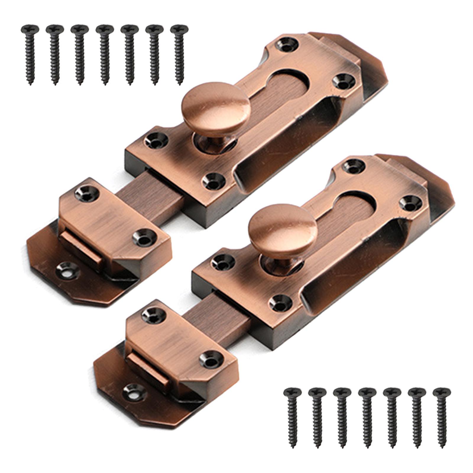 

Многоцелевые защелки для раздвижных дверей, болтовой замок для дома и офисных принадлежностей, безопасность ежедневного использования, прочный 3-дюймовый цинковый сплав B