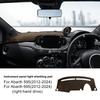 Flanell-Armaturenbrettmatte für Abarth 595 695 (2012–2024) Fiat 500 (2012-2019) - Blendfreier Sonnenschutz Teppich für das Auto-Interieur