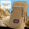 1Pcs 7 Inch Belt Waist Bag Wear-resistant Mobile Phone Bag Durable Phone Pouch  for Outdoor Camping