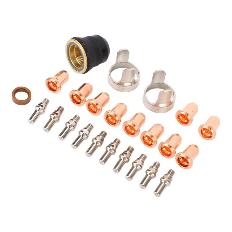 Plasma Cutter Tip Electrode Nozzle Bracket Cover Set For YESWELDER CUT 55DS Pro CUT 65DS
