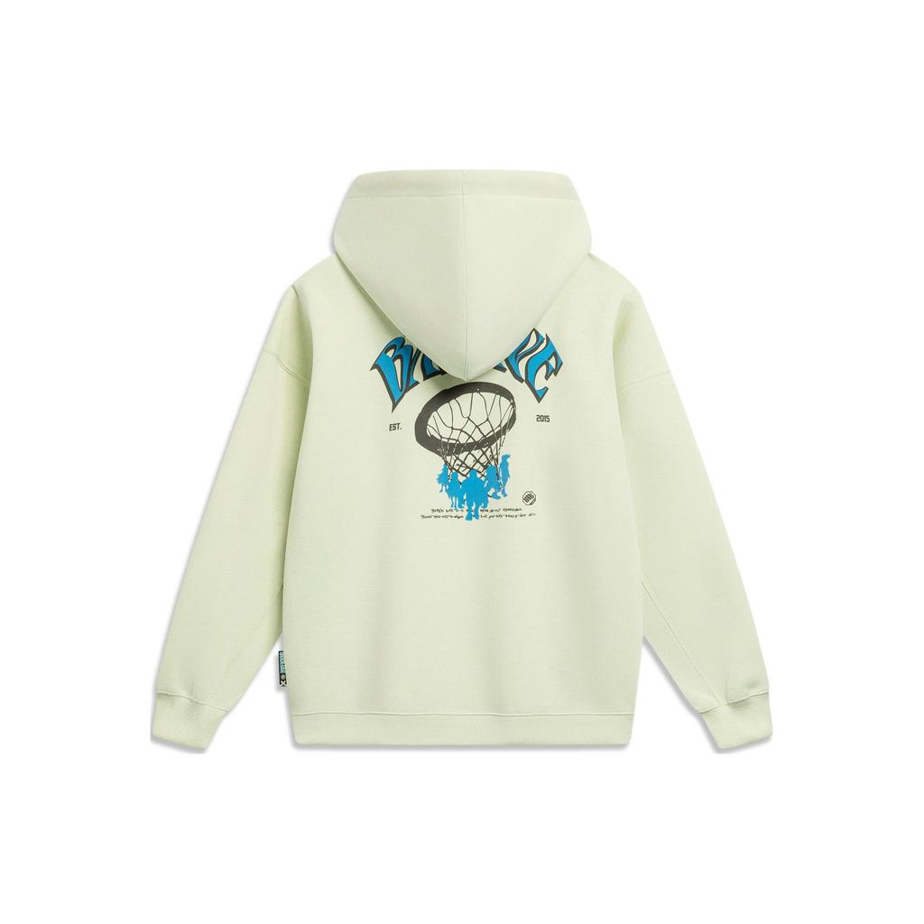 Li Ning BADFIVE Sweatshirt Men's Jade Porcelain Green AWDU085-5