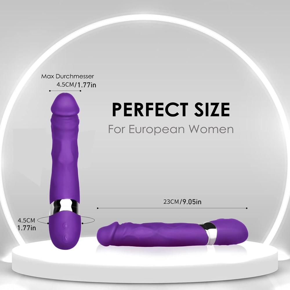 Realistic Dildo Rechargeable Clit Vibrator G-Spot Massager Sex Toys for Women Masturbator