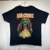 Rob Zombie T-Shirt Size XL Big Colorful Front Graphic Blaze Flame All Cotton