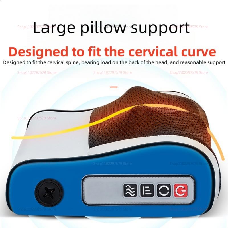 Smart Heating Neck Massager Pillow Multi-Function for Neck Waist Back Shoulder Home Use Massage Cushion Health Massage Machine