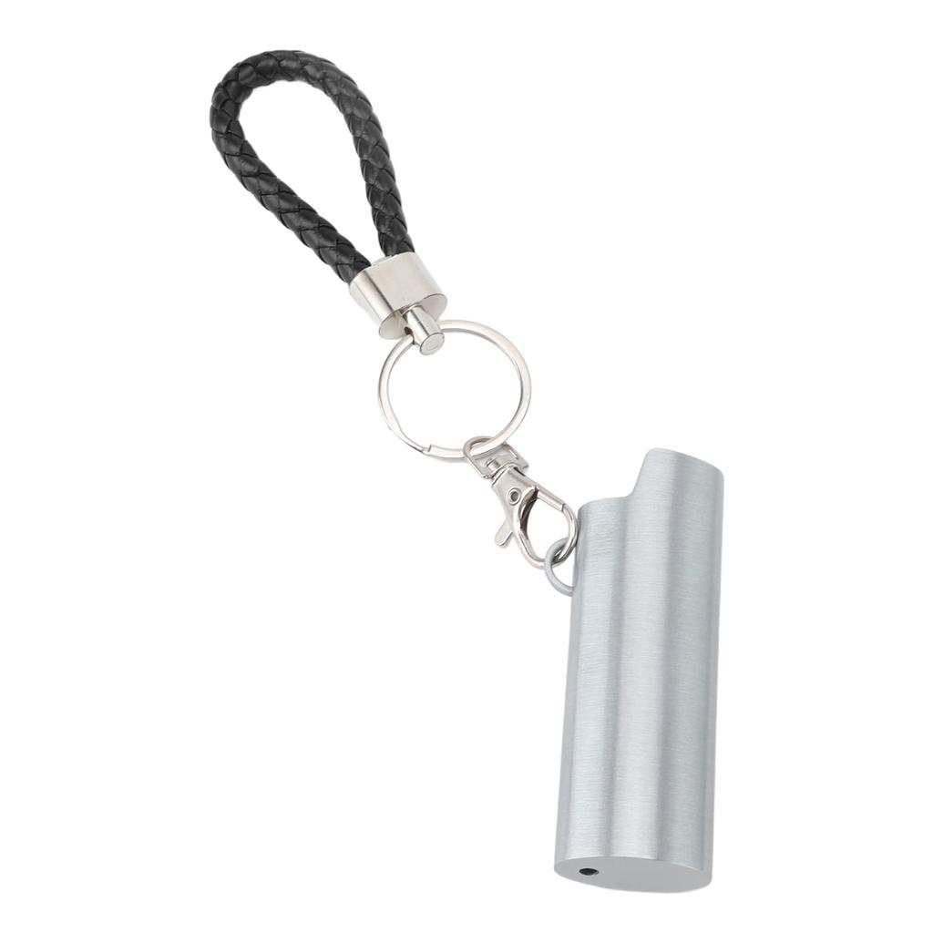 Lighter Holder Keychain with Spring Clip Retractable Metal Portable for Backpack ket
