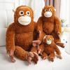 66CM Cartoon Gorilla Plüschtier Schimpansen Affe Weiche Stoffpuppe Rucksack Autotasche Raumdeko Kinderspielzeug Weihnachtsgeschenk