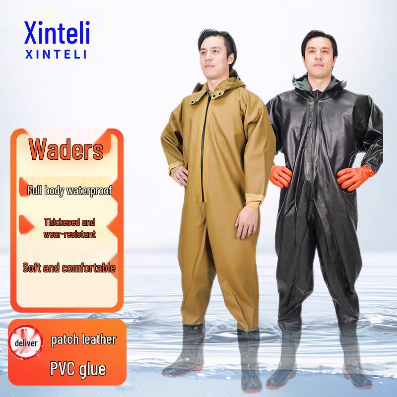 Xinteli Heavy-Duty Waterproof Wader Suit 41