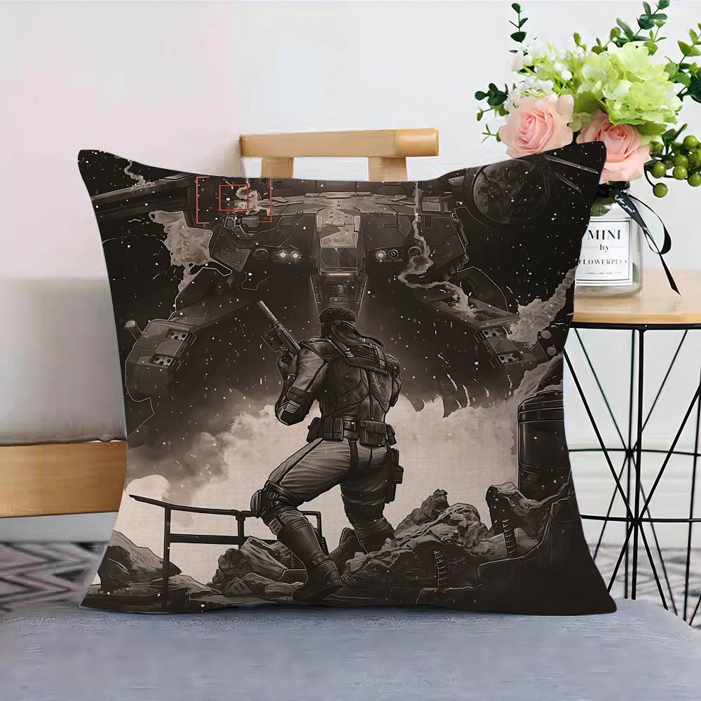 MMetal Gear Solid Pillow Cover For Bedroom Room And Living Room Sofa Decorative Cushion Cover