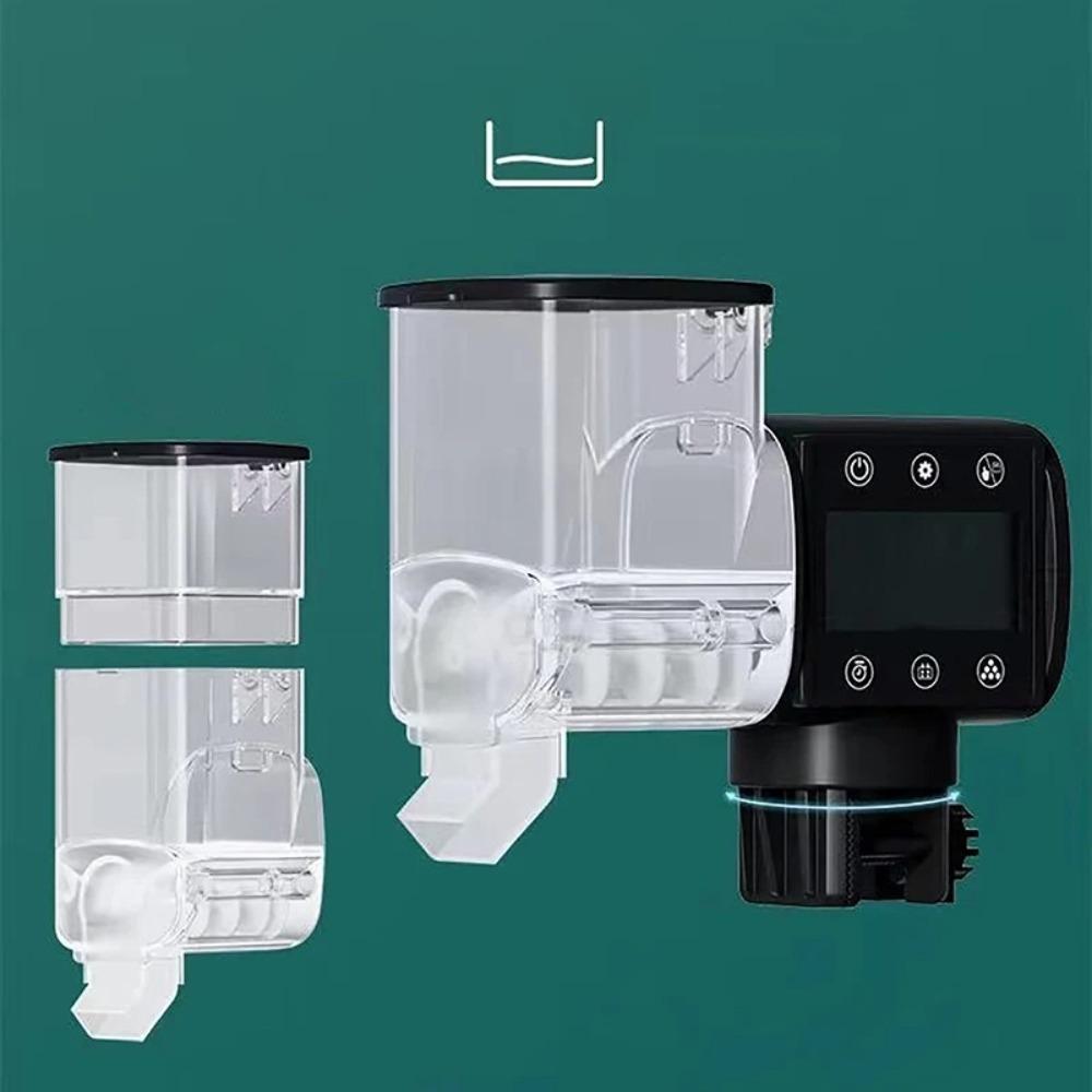 LCD Screen Automatic Fish Feeder Timing Turtle Feeder Professional Fish Food Auto Dispenser
