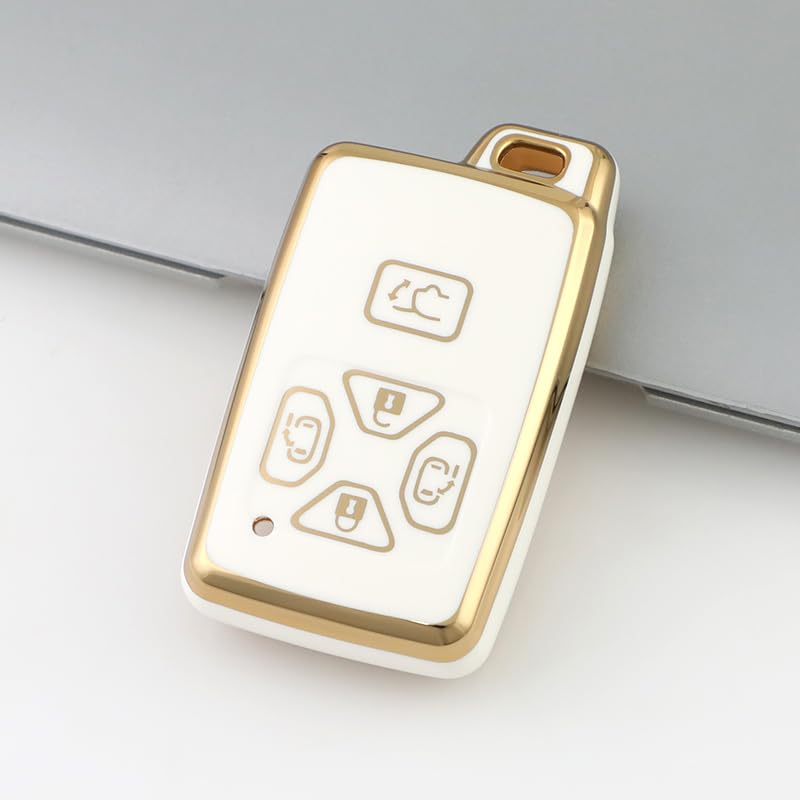 Kinotaka Smart Key Case for Toyota Estima/Noah/Voxy 60 Series 70 Series/Vellfire 20 Series/Isis/Allion/Mark X Geo etc. Specially Designed TPU Key