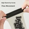XUEXIMAN Herren lange Socken, Ganzjahres Basketball Baumwollsocken, Schwarz und Weiß Vielseitig, Trendiger Street Style, Schweißabsorbierende Atmungsaktive Sportsocken