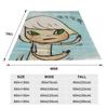 Copy of Yoshitomo Nara Gypsy Song Blankets Soft Warm Flannel Throw Blanket Bedspread for Bed Living room Picnic Travel Home Sofa