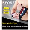 Sportovní chrániče zápěstí Plus Kompresní Nastavitelná Bandáž Posilovač Zápěstí Zápěstní Pásky Vzpírání Fitness Basketbal Badminton Chrániče