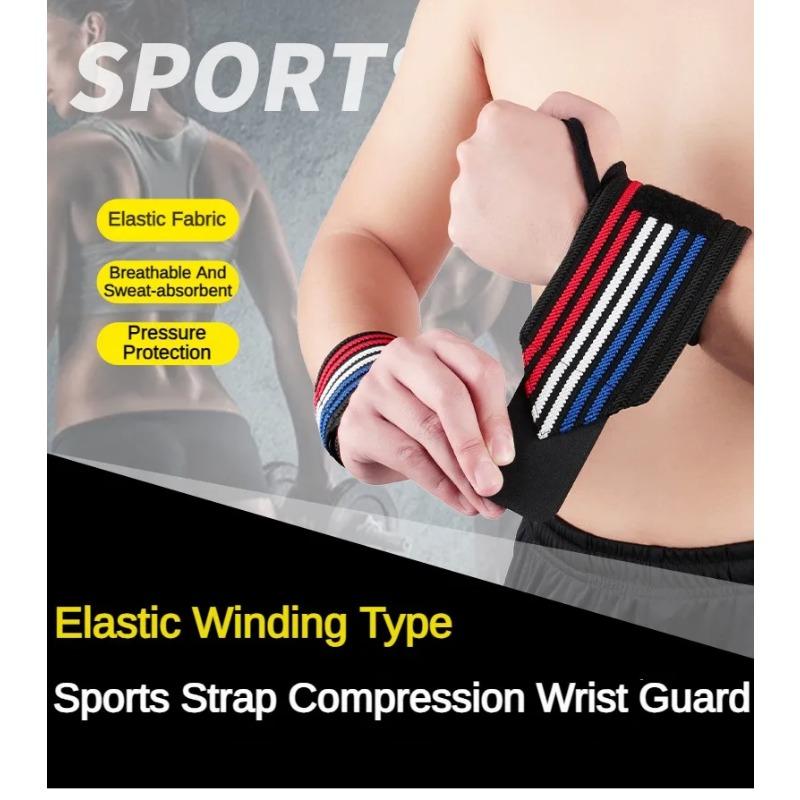 Sportovní chrániče zápěstí Plus Kompresní Nastavitelná Bandáž Posilovač Zápěstí Zápěstní Pásky Vzpírání Fitness Basketbal Badminton Chrániče