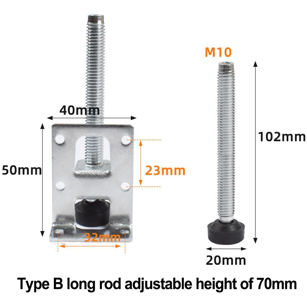1 Pc Furniture Leveling Feet Heavy Duty Height Adjuster Adjustable Screws Foot Pad Height Enhancement Support For Cabinet Table