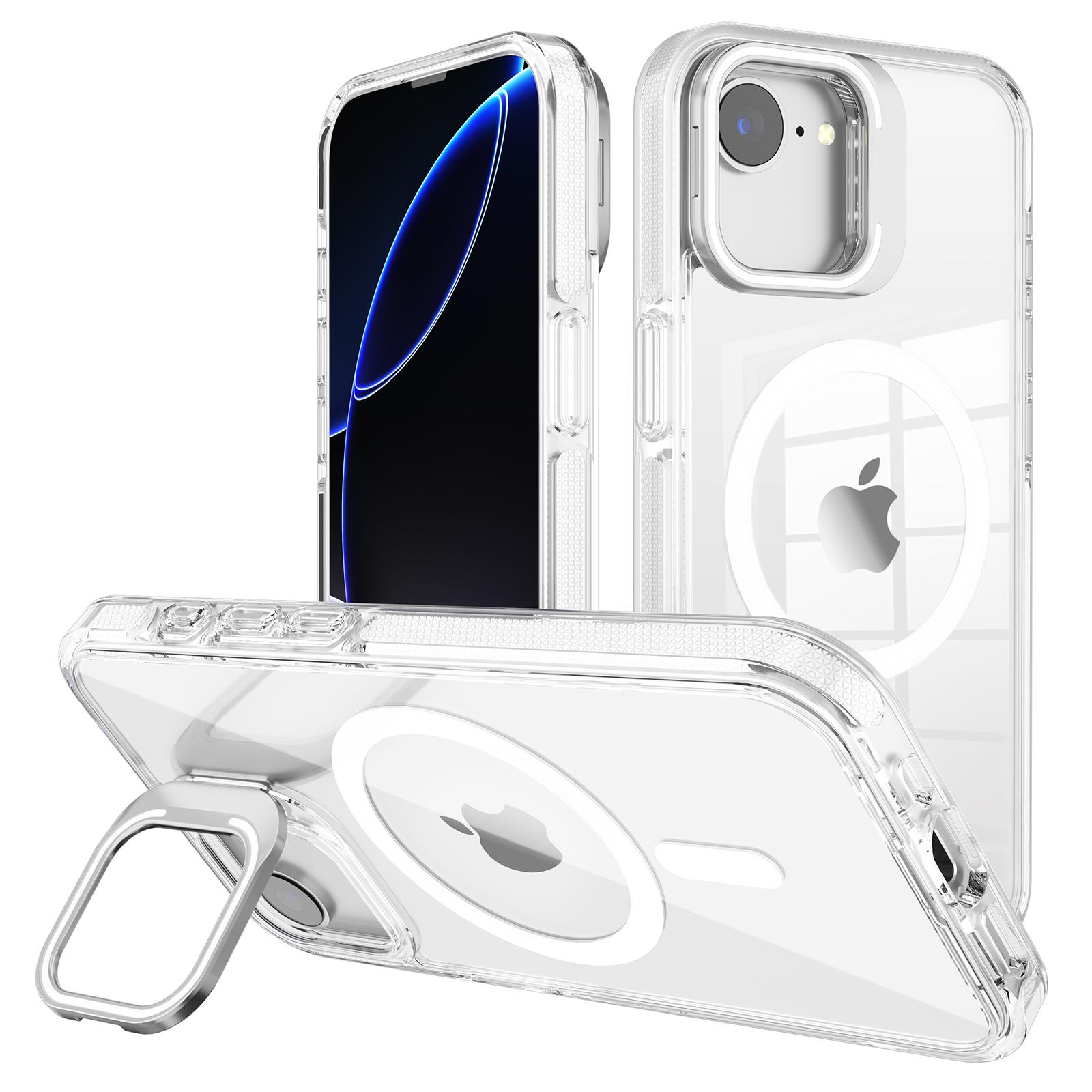 

Чохол для iPhone 16e, сумісний з MagSafe, з TPU + PC, чохол для телефону з підставкою для камери H