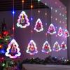 Starry LED Christmas Curtain Lights for Bedroom & Window Decorations