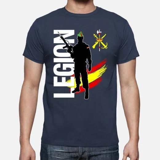 

Spanish Foreign Legion Espanola Men Tshirt Fashion Streetwear Fitness Cotton Tshirt Oneck Tees Tops New Oversized T Shirt 4XL