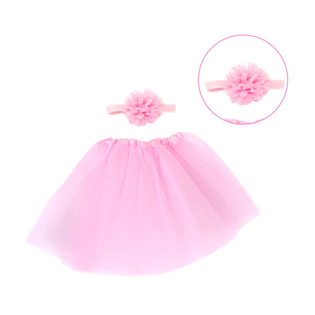 

Bubble Skirt Photography Props Newborn Clothing Suit Polyester Hand-wash Baby Gauzy Skirt
