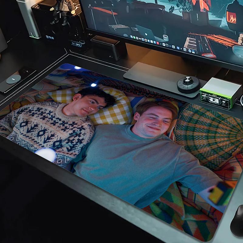 Heartstopper Large Size Mouse Pad Large Gaming Table Cushion Non-slip Laptop Tablet Big Mousepad XXL Mat Mini PC Playmat With Lock edge