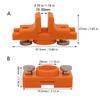 Sturdy Edges Banding Applicator Set of 2 Adjustable From 10mm To 50mm Ensuring Professional Woodworking Results